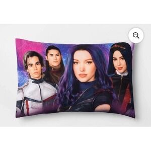 Disney Descendants Super Soft Lg Pillow Case Double Sided WICKEDLY FIERCE EUC